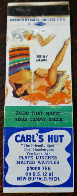 Carls Hut - Matchbook